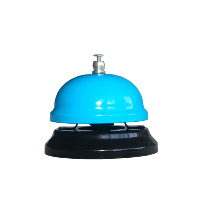 Hvogvok Restaurant Service Table Bell Bar Bell Desk Kitchen Hotel Counter Reception Restaurant Bar Ring for Service Call Bell (Blue) - Image 5